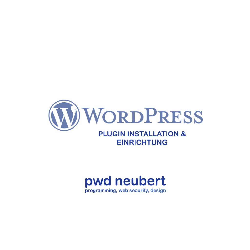 WordPress Plugin Installation | pwd neubert