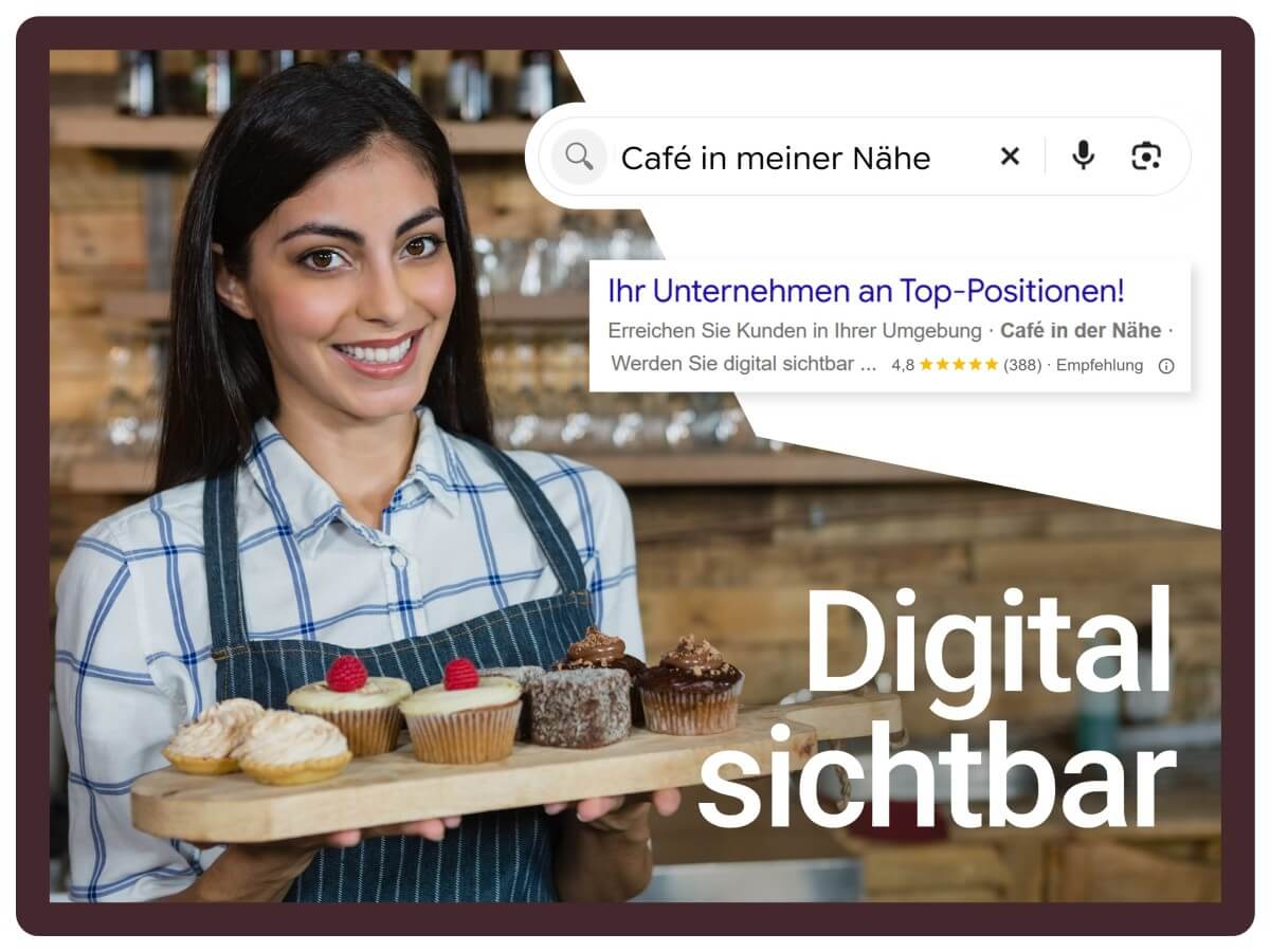 Digital sichtbar werden.